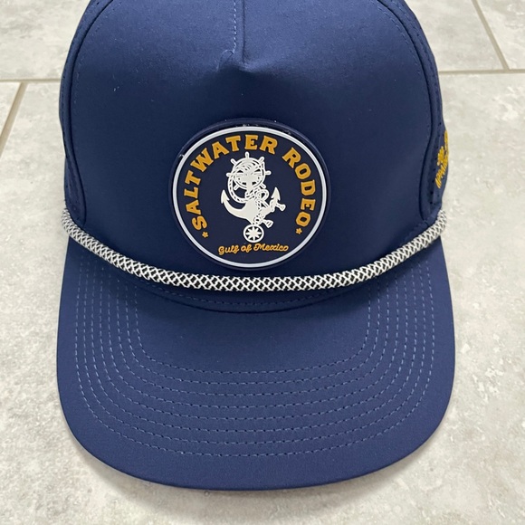 Cowboy Revolution Apparel Co. Men’s Navy Cap Saltwater Rodeo Gulf of Mexico New - Picture 8 of 9